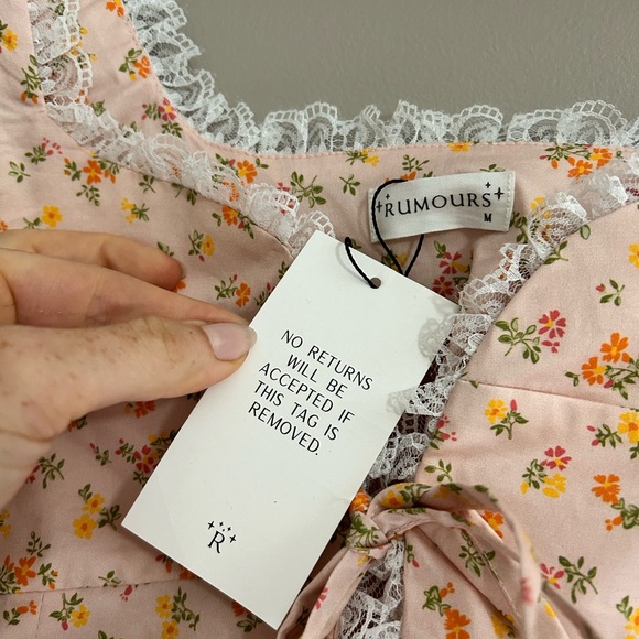 Pink quilted crop - Picture 3 of 5